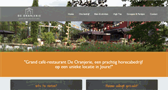 Desktop Screenshot of oranjeriejoure.nl